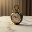Brass Table & Wall Clock