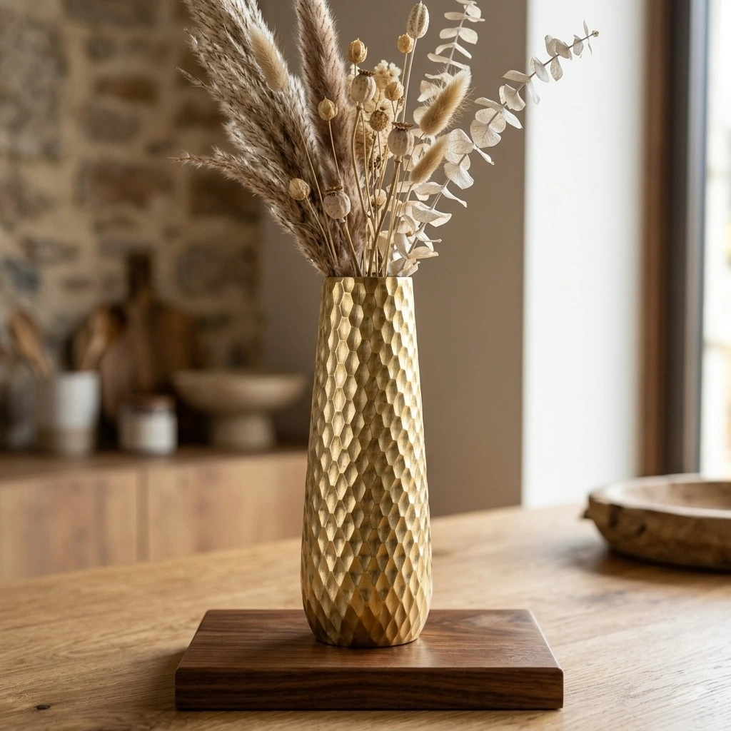 Brass Flower Vase
